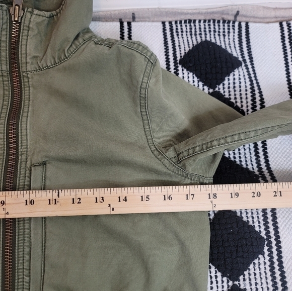 MADEWELL FLEET JACKET IN KHAKI GREEN, SZ SMALL - Picture 9 of 14